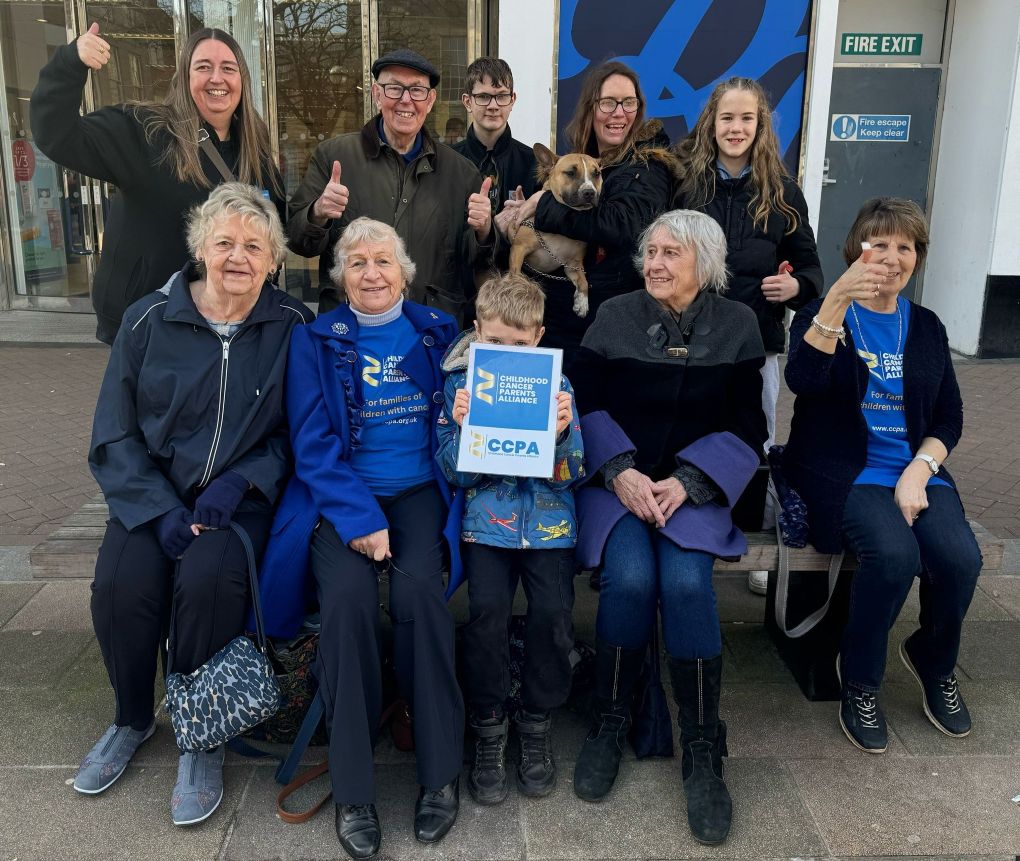 Supports cheer on the CCPA Team at the Stafford Annual Pancake Race
